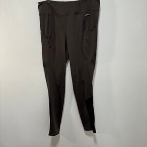 Kerrits Riding Pants XLarge Grey Winter Warm Tights